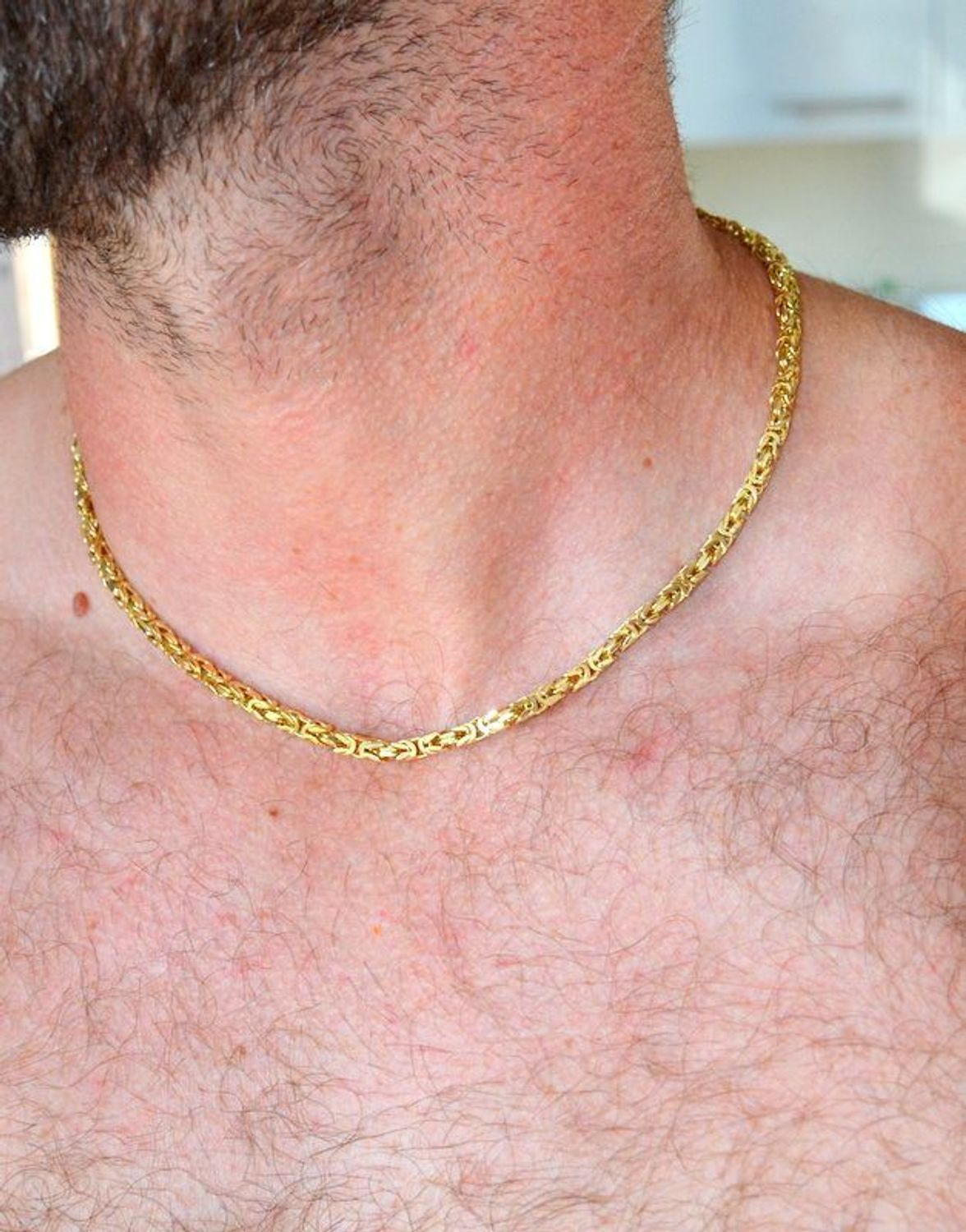 Łańcuszek męski srebrny splot typ królewski 3,8 mm pokryty złotem DIA-LAN-11894-925 3,8mm (2).jpg